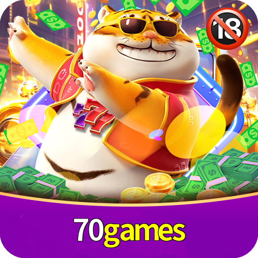 Imagem promocional da 70games mostrando a plataforma e suas vantagens